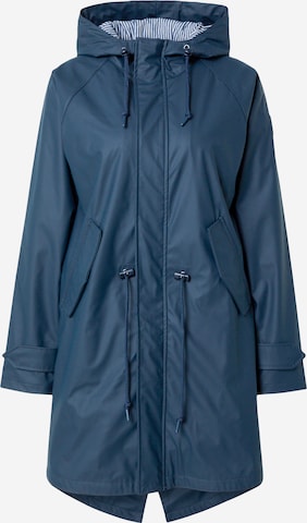 Cappotto funzionale 'Travel Friese' di Derbe in blu: frontale
