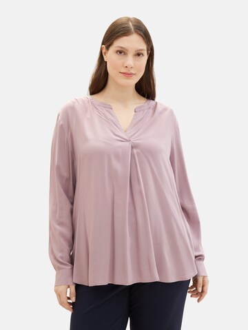 Tom Tailor Women + Blouse in Purple: front