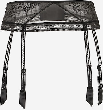 PASSIONATA Garter Belt in Black: front