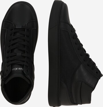 Calvin Klein Regular Sneakers hoog in Zwart