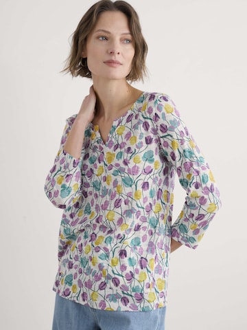 Camicia da donna 'Gypsophilia' di Seasalt Cornwall in lilla: frontale