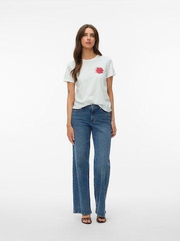 balta VERO MODA Marškinėliai