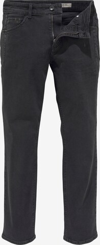 H.I.S Regular Jeans in Black: front