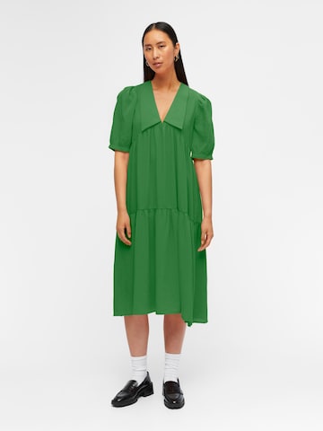 Rochie 'ALAIA' de la OBJECT pe verde: față