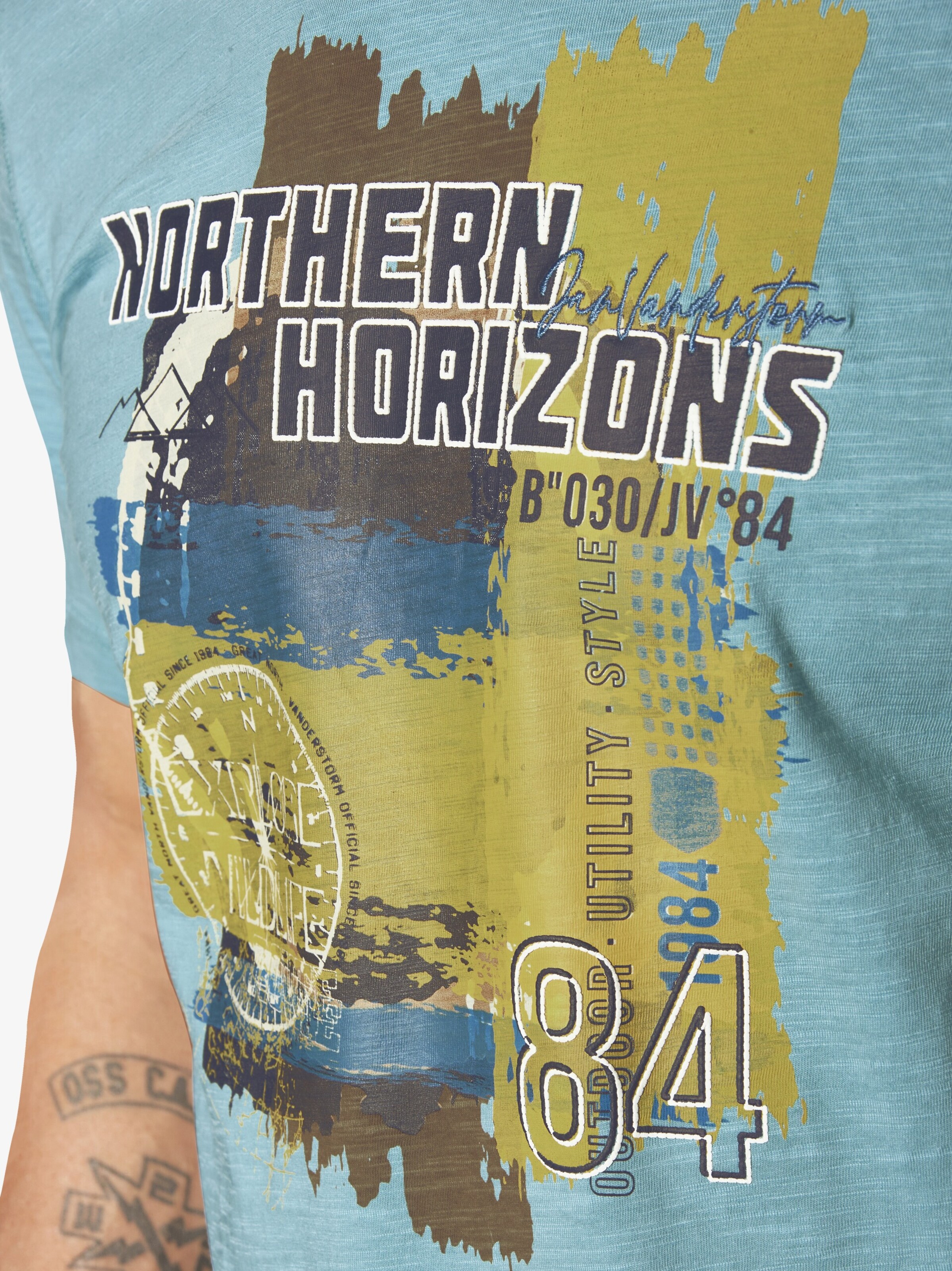 Jan Vanderstorm Shirt 'Norheim' in Blue