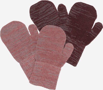 CeLaVi Handschuhe 'Magic' in dunkelbraun / hellpink, Produktansicht