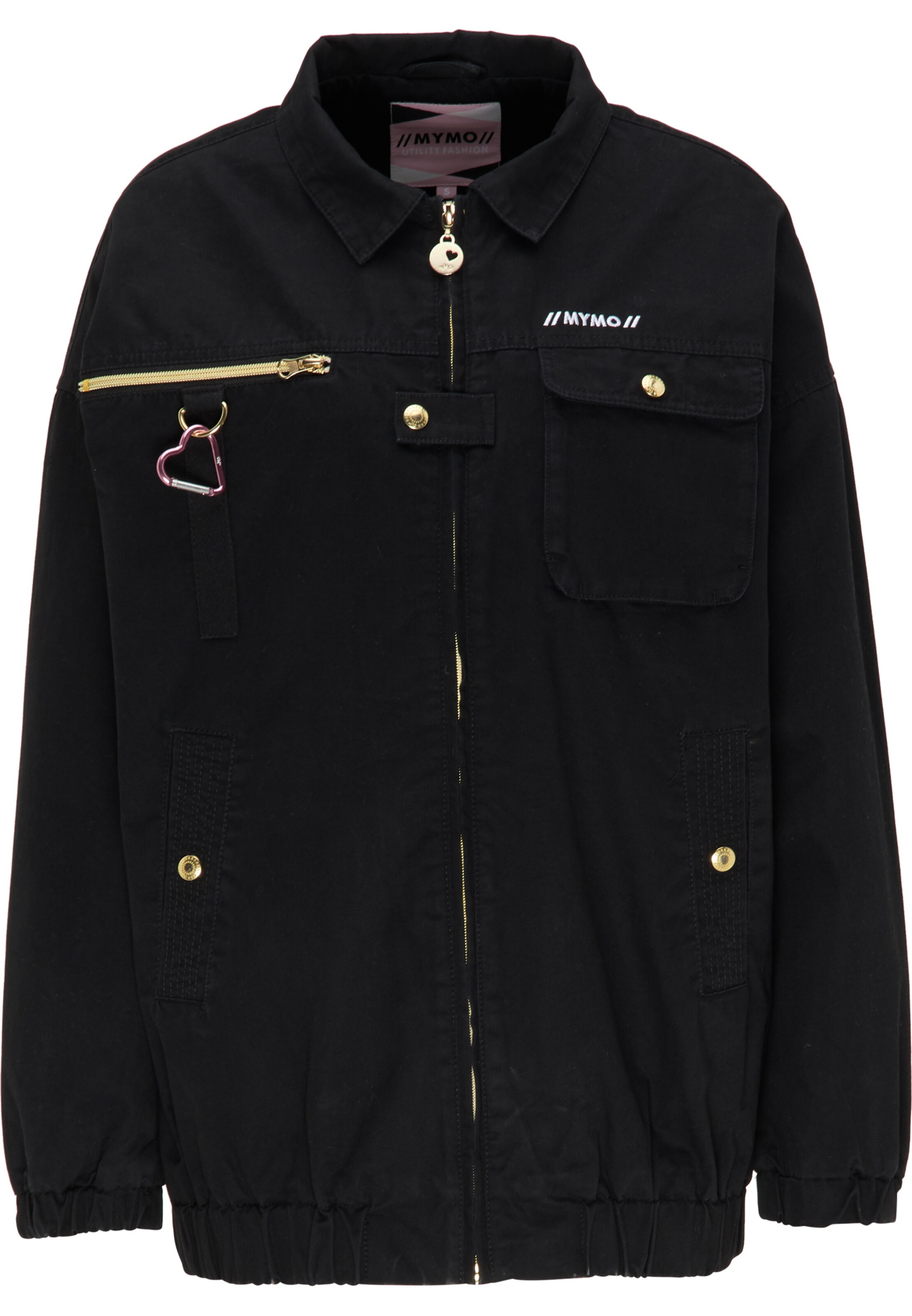 MYMO Övergångsjacka i svart: framsida