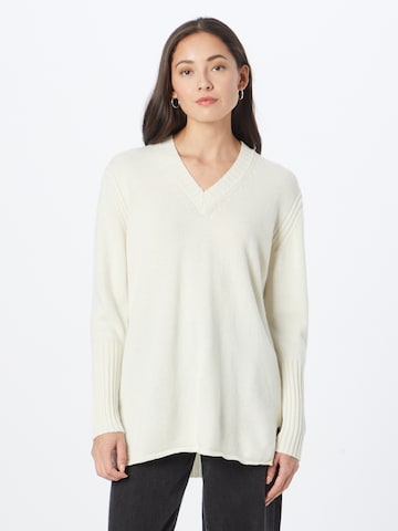 UNITED COLORS OF BENETTON Sweater in Beige: front