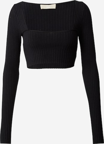 Pullover 'Salma' di LENI KLUM x ABOUT YOU in nero: frontale