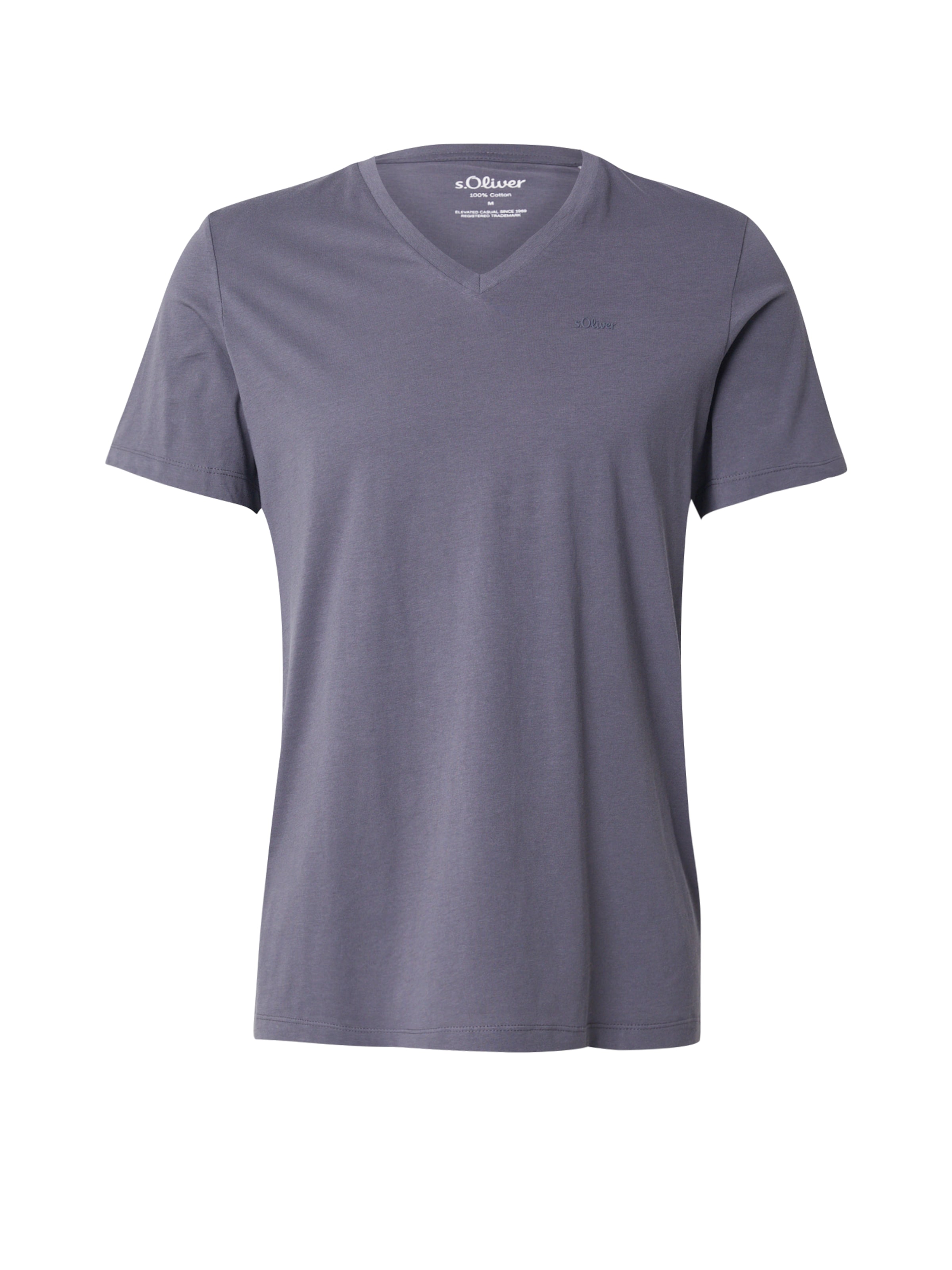 s.Oliver - Camiseta en gris: frente