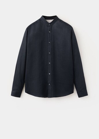 MANGO MAN Regular fit Button Up Shirt in Black