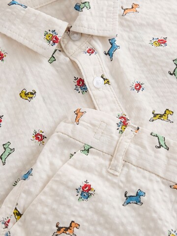 Next Set: Hemd und Shorts in Beige