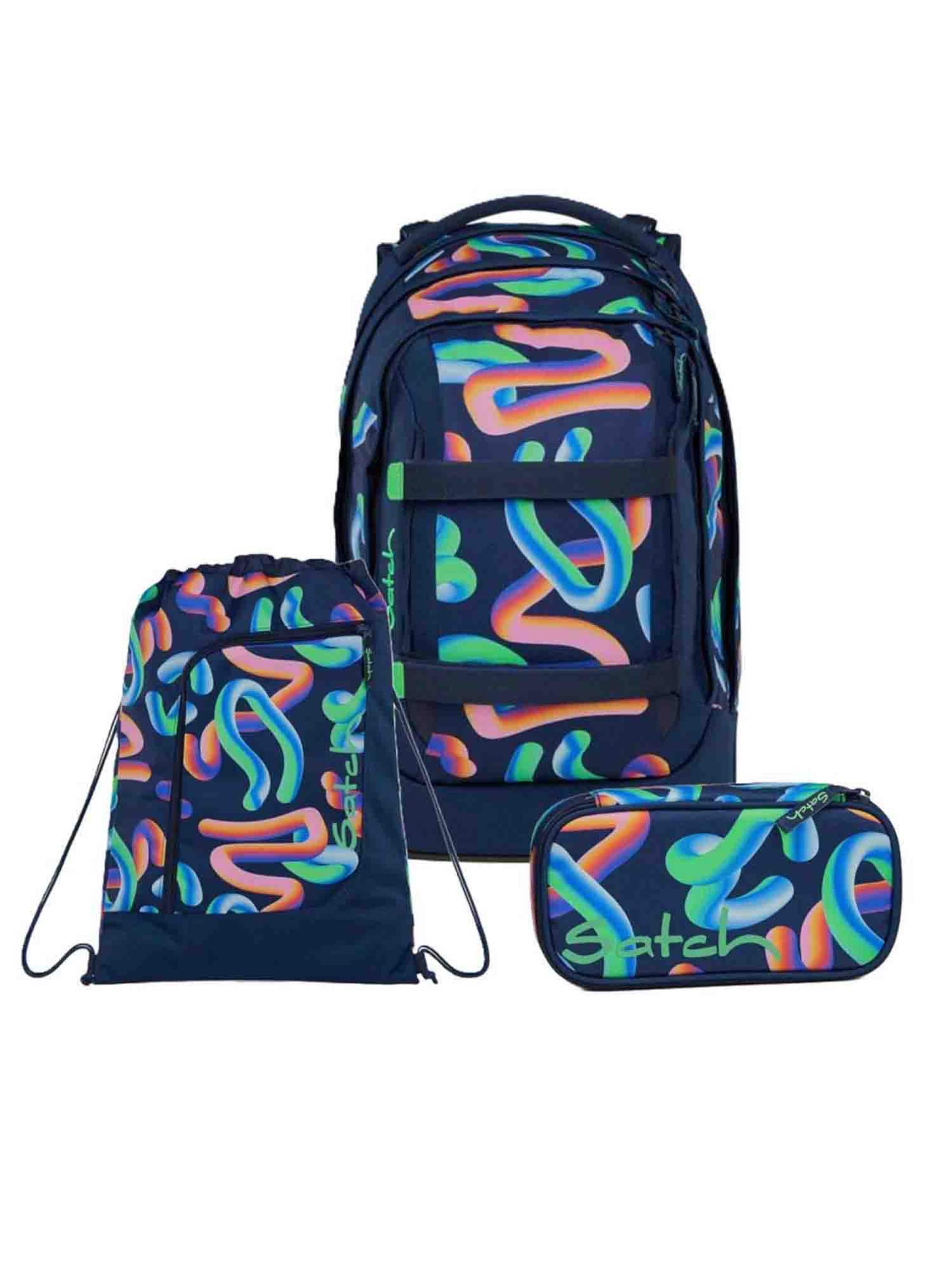 Satch Rucksack‌ in Blau: Vorderseite