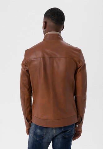 Veste mi-saison Jimmy Sanders en marron