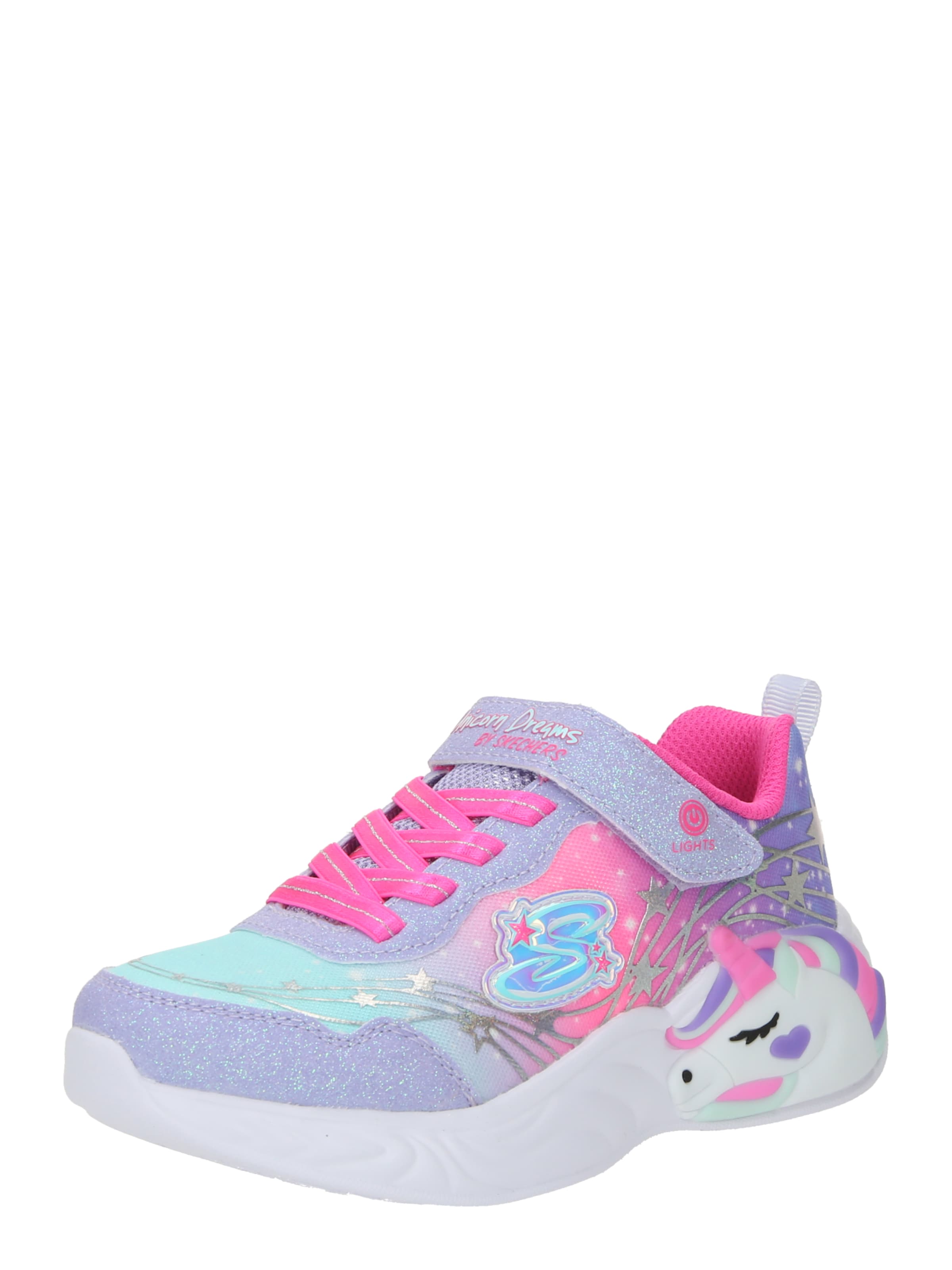 SKECHERS Сникърси 'Unicorn Dreams - Wishful Magic' в лилав: отпред