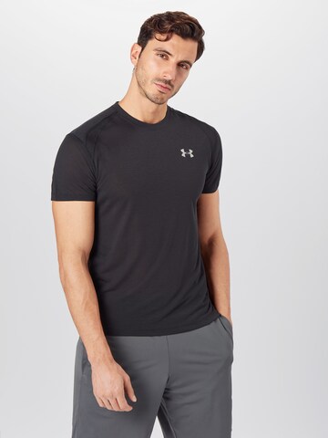 UNDER ARMOUR Regular Fit Sportshirt  'Streaker' in Schwarz: predná strana