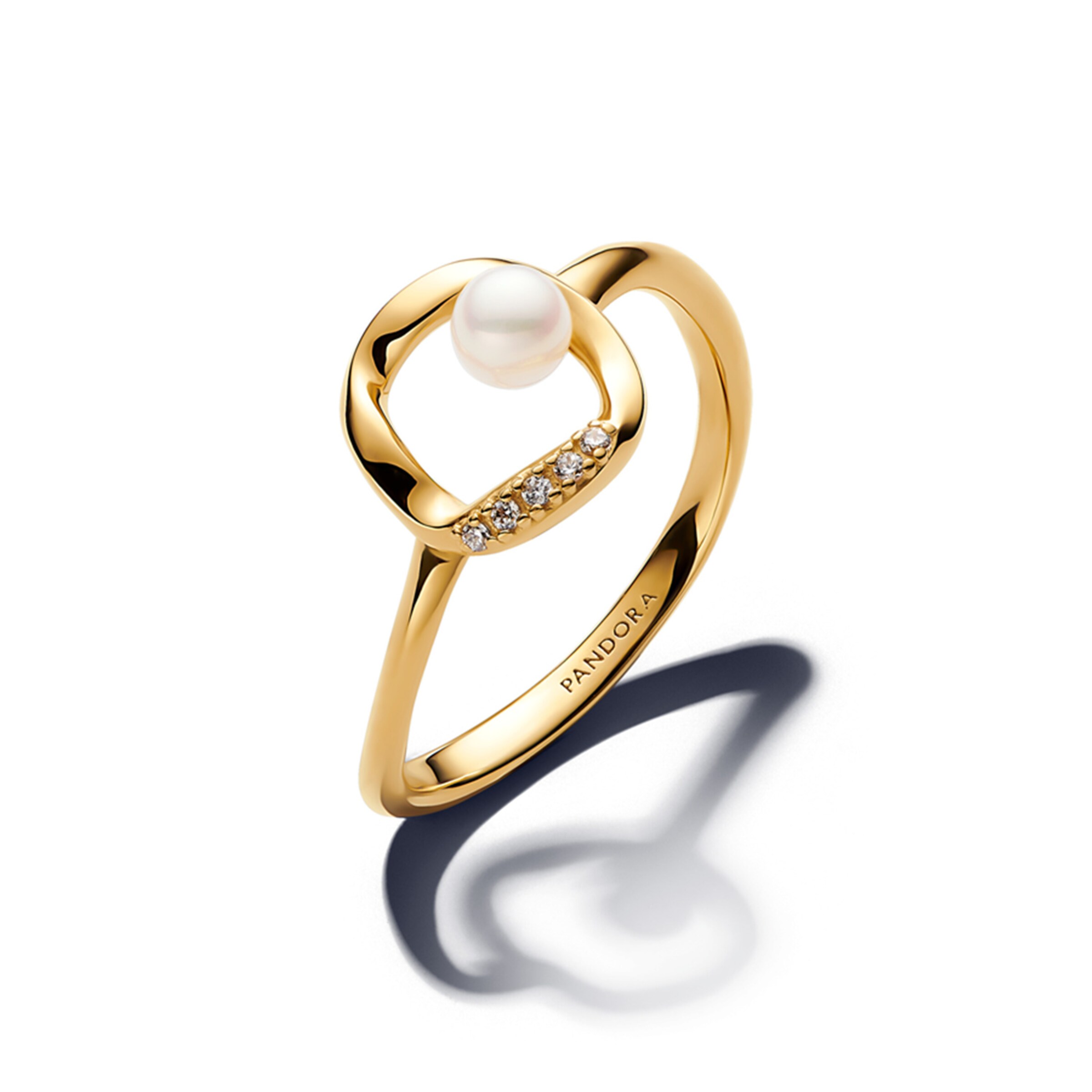 Pandora Ring in Gold: Vorderseite