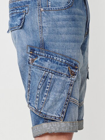 Regular Jeans cargo KOROSHI en bleu