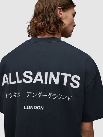 AllSaints Shirt 'Underground' in Blauw