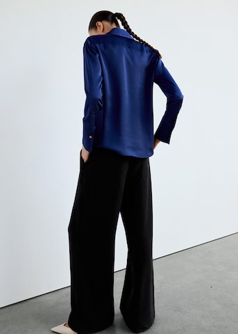 MANGO Blouse 'IDEALE' in Blue