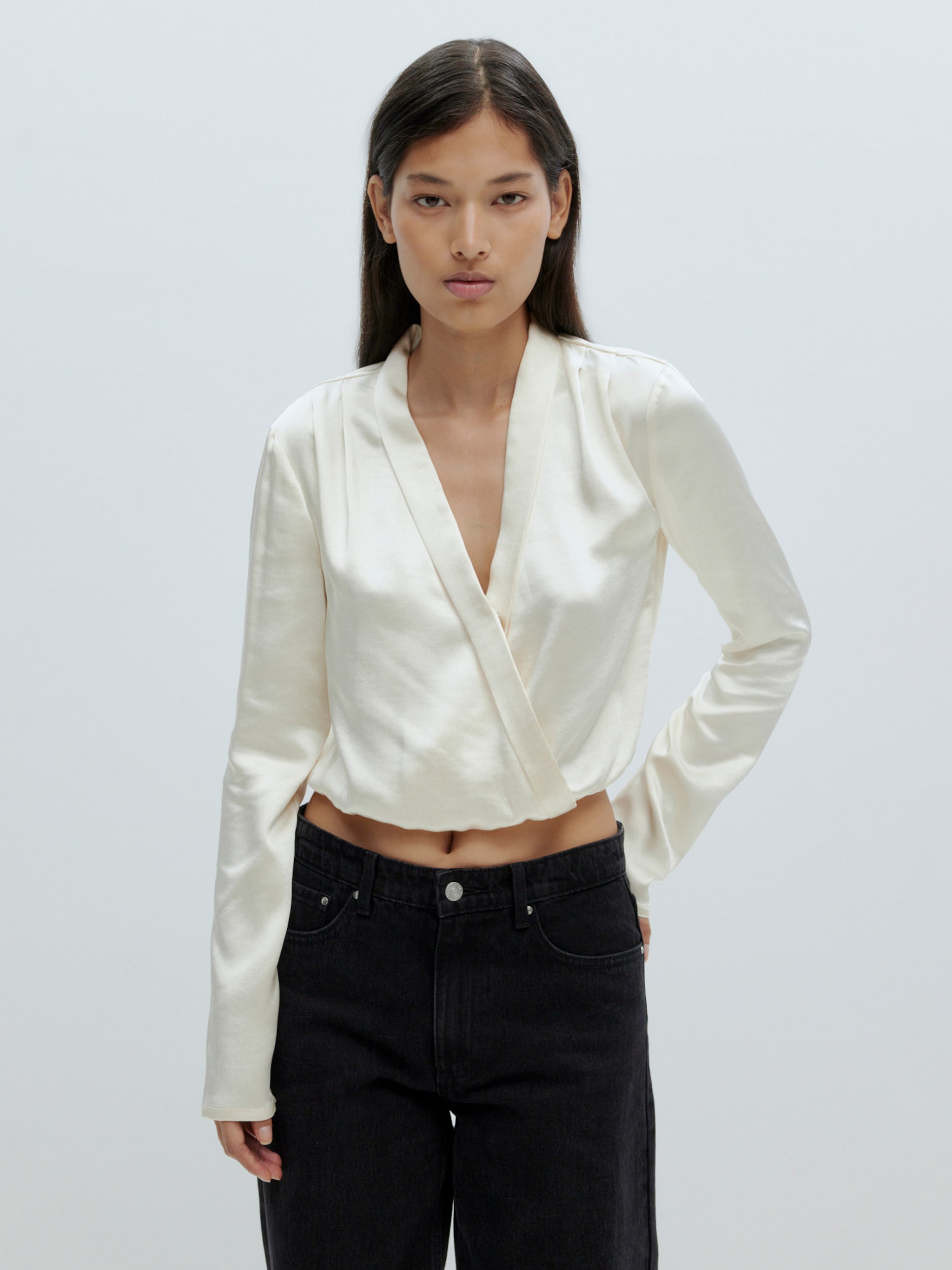 EDITED Producten Blouse 'Emmelie' Wit