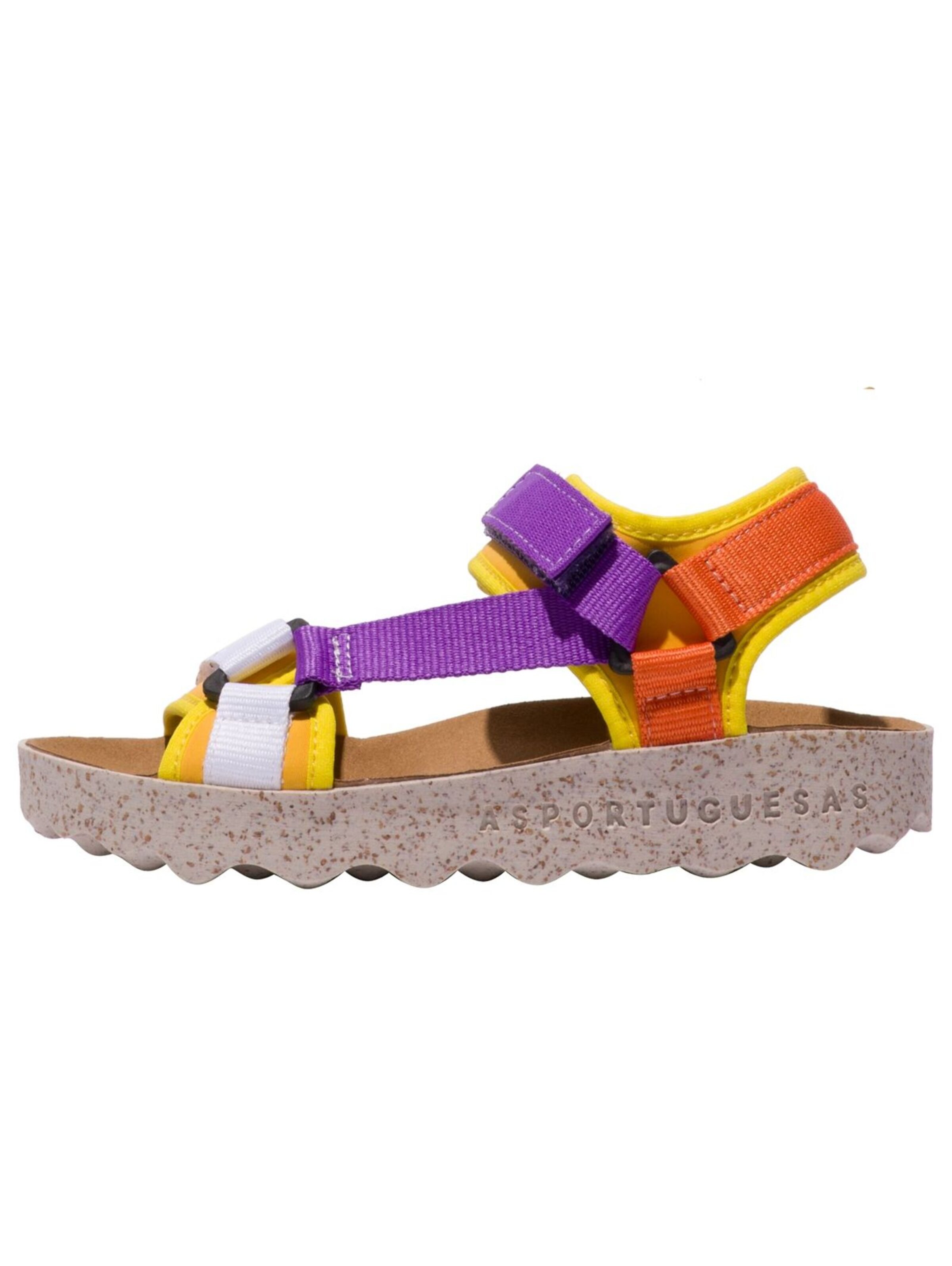 Sandales à lanières Asportuguesas en jaune