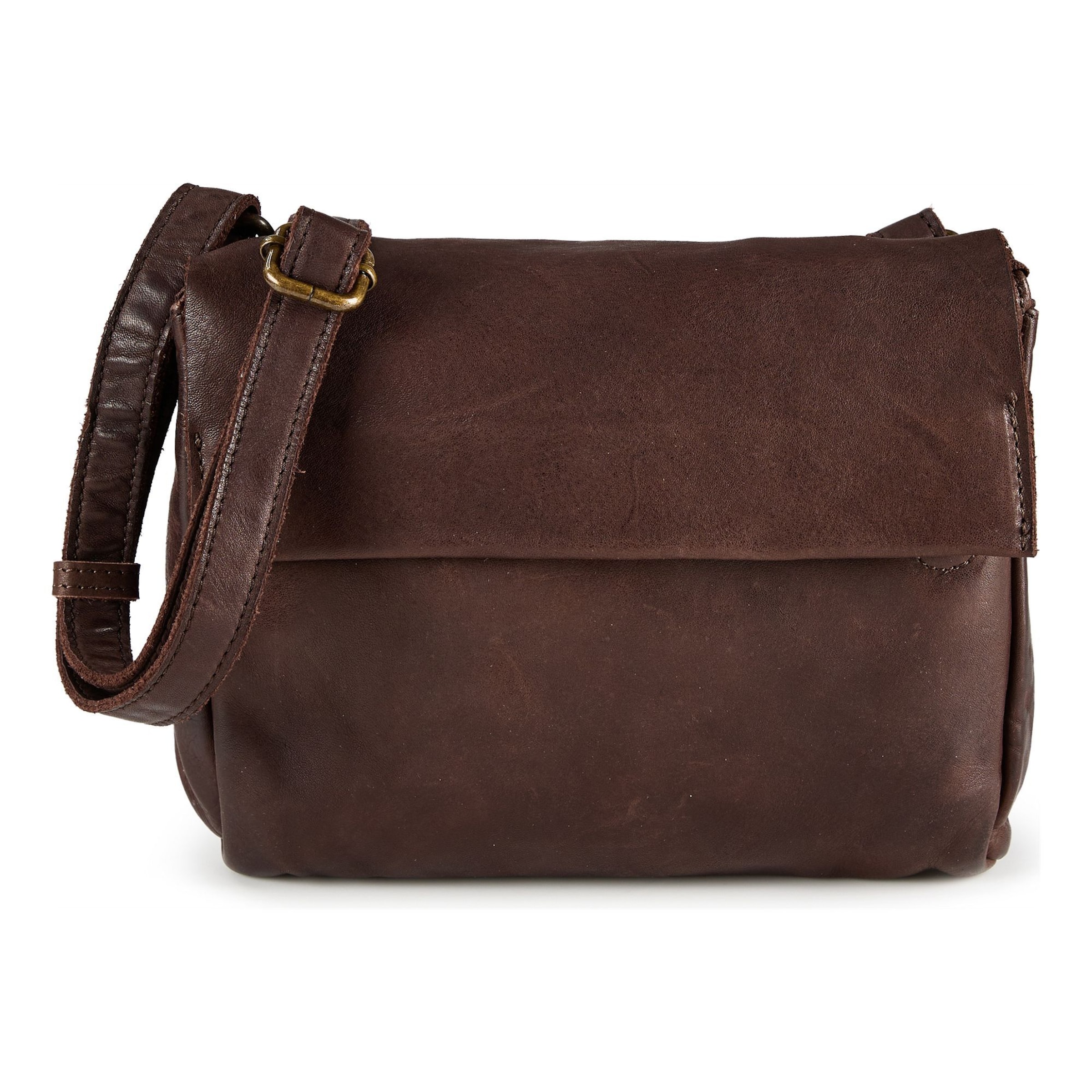 Harold's Schoudertas 'Submarine' in Bruin: voorkant