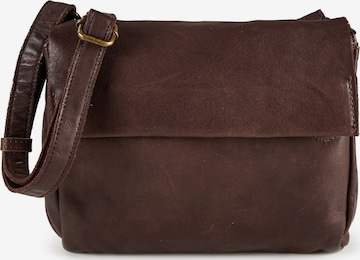 Harold's Schoudertas 'Submarine' in Bruin: voorkant