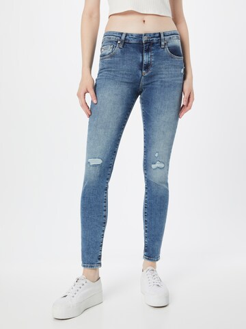 AG Jeans Skinny Fit Дънки 'FARRAH' в синьо: отпред