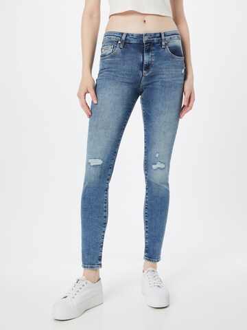 AG Jeans Skinny Jeans 'FARRAH' in Blauw: voorkant