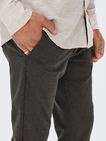 Only & Sons Slim fit Chino trousers 'ONSMark' in Black