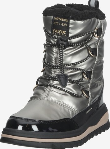 GEOX Boots in Silver: front