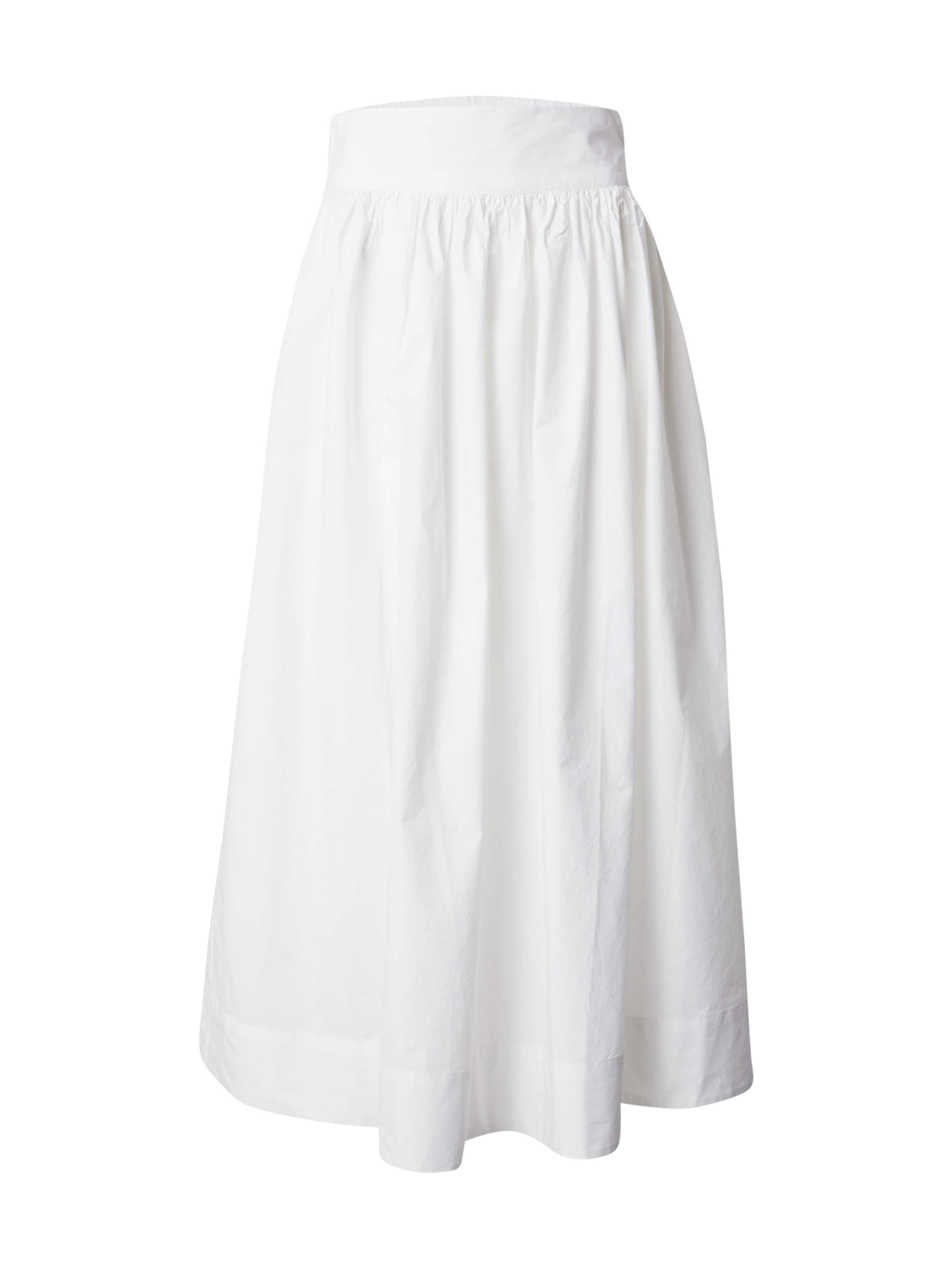 Gina Tricot Φούστα σε λευκό: μπροστά