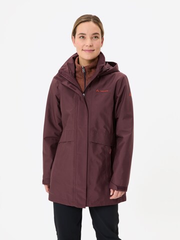 VAUDE Tussenjas 'Idris IV' in Rood: voorkant