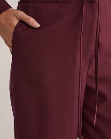 Wide leg Pantaloni de la WE Fashion pe roșu