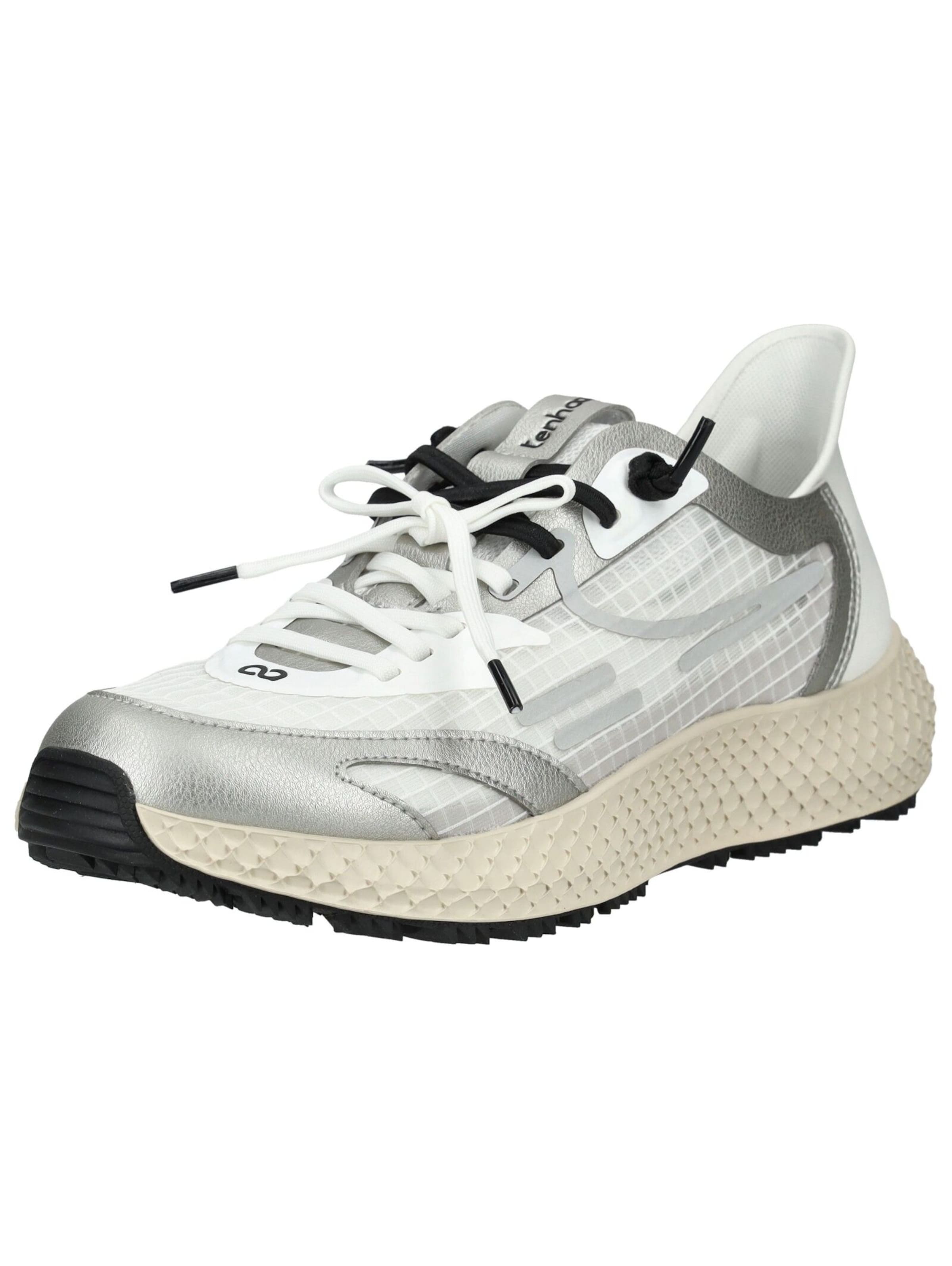 Tenhaag Platform trainers in White: front
