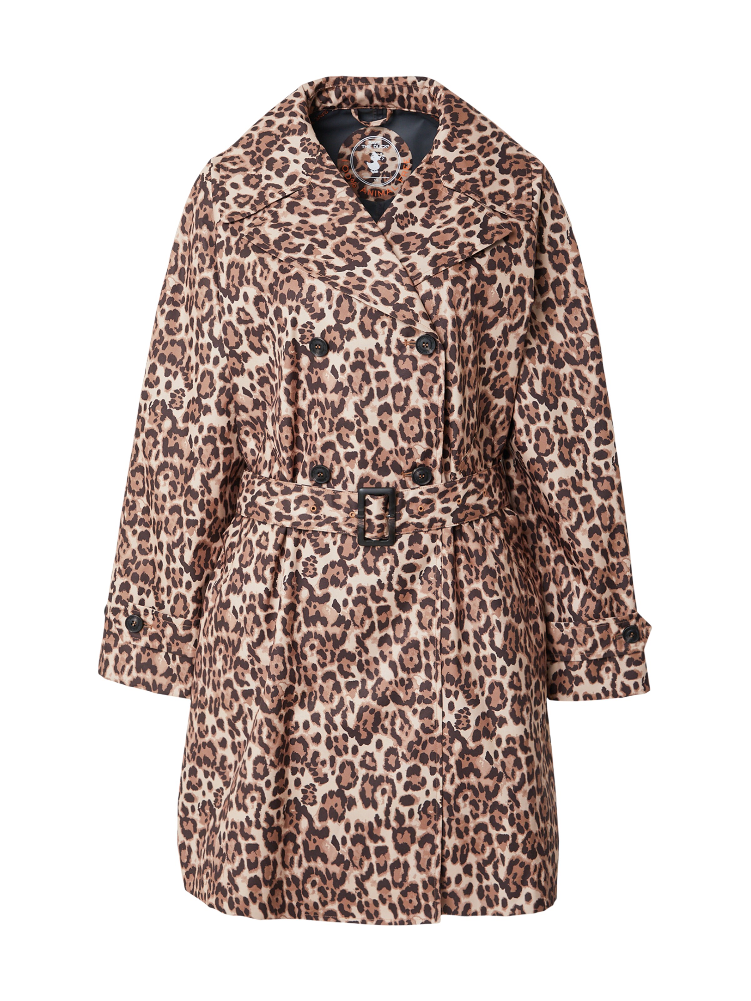 Manteau mi-saison 'TECLA' SAVE THE DUCK en marron : devant