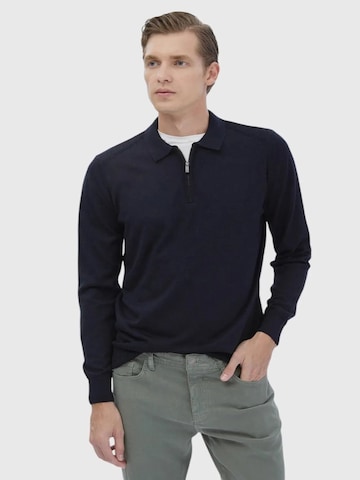 Ramsey Knit cardigan in Blue