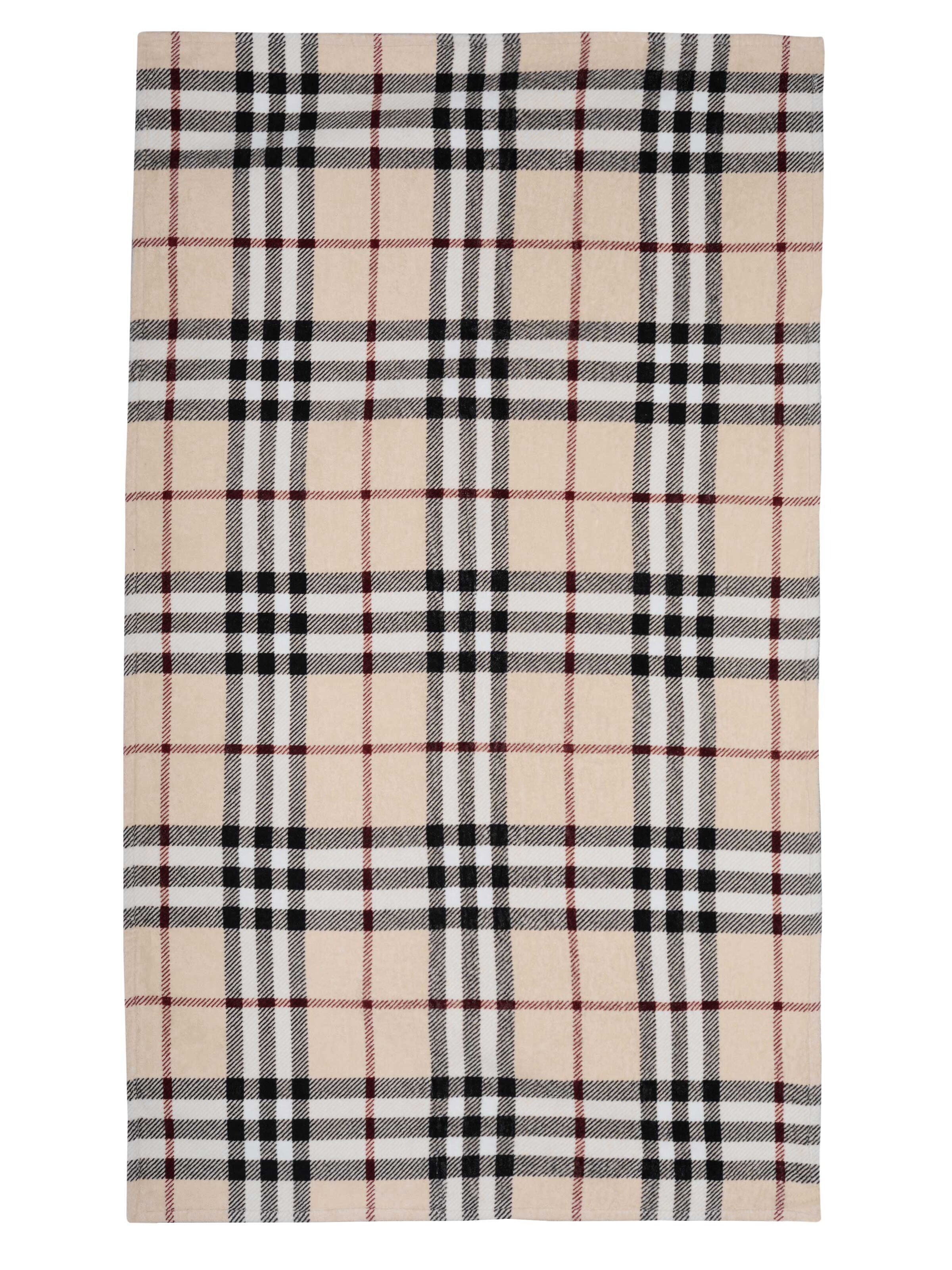 BURBERRY Handdoek in Beige: voorkant