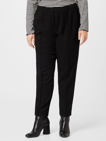 SAMOON Regular Pantalon 'Greta' in Zwart: voorkant