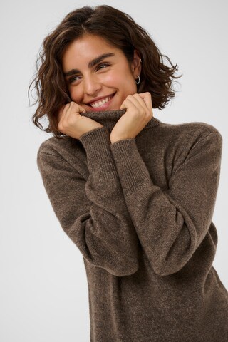 Kaffe Strikkjole ' KAmyra' i brun
