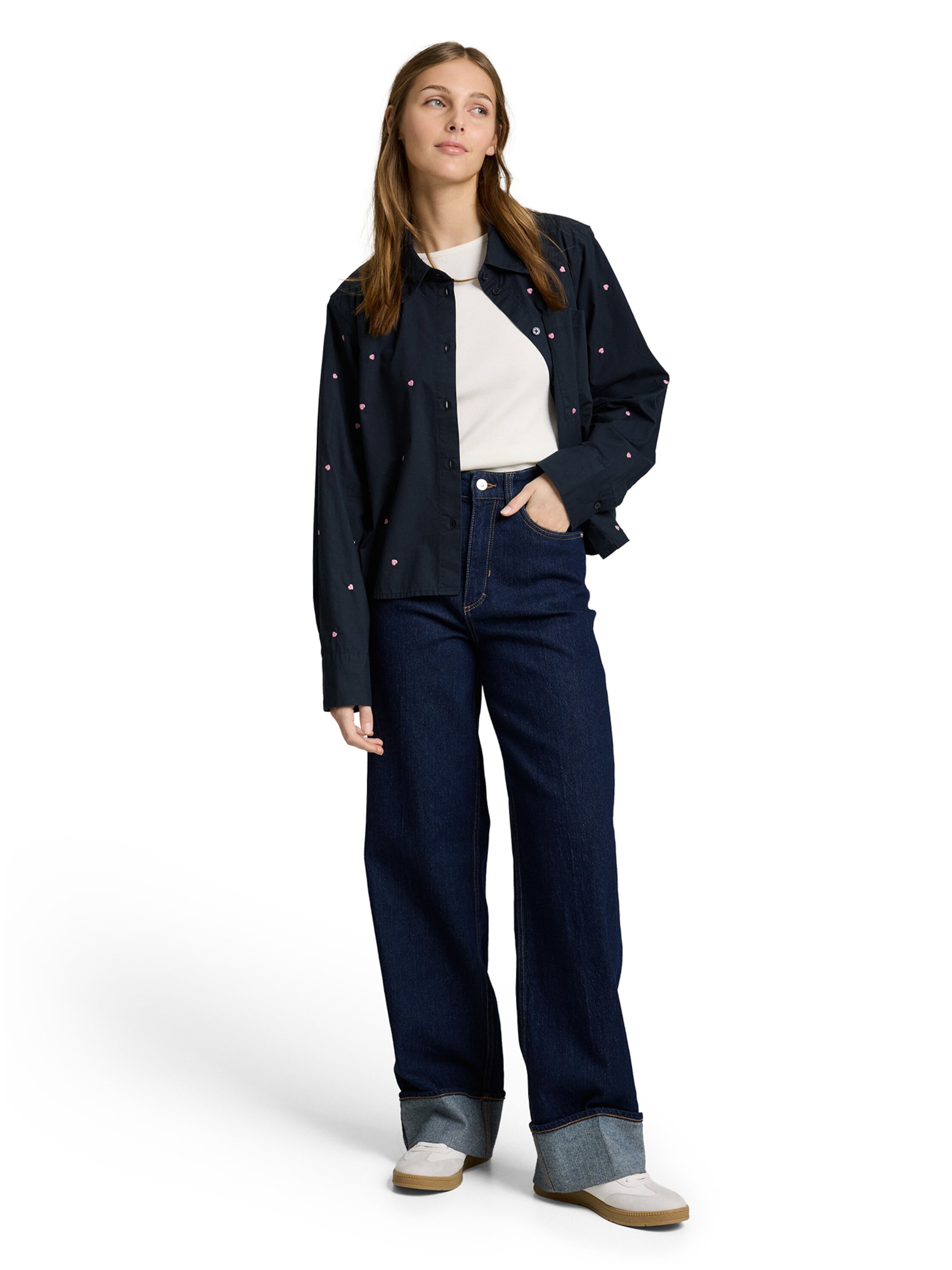 Chemisier TOM TAILOR DENIM en bleu