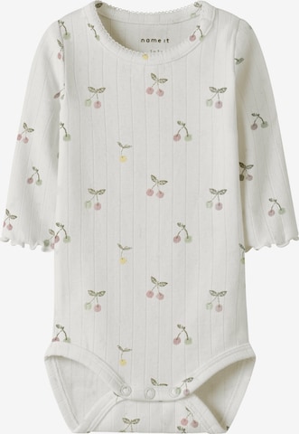 NAME IT Body 'NBFFICHERRY' in Weiß: Vorderseite