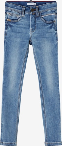 NAME IT Slimfit Jeans 'Theo' in Blauw: voorkant