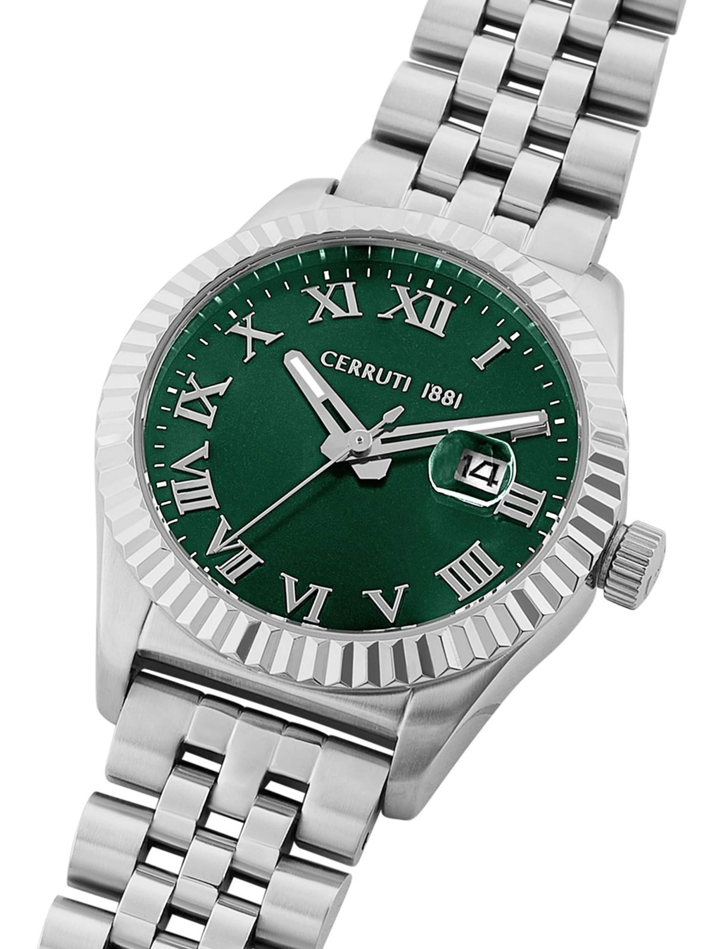 CERRUTI 1881 Analog watch 'Date watch Baccio' in Green