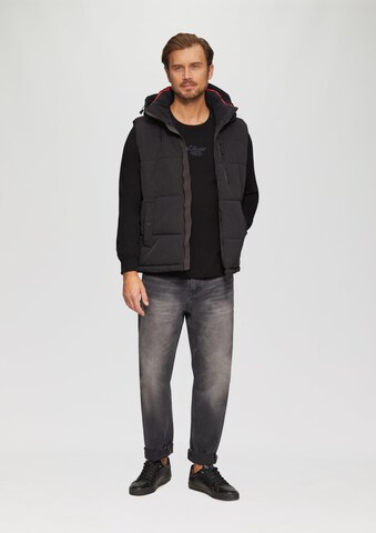 s.Oliver - Camisa em preto