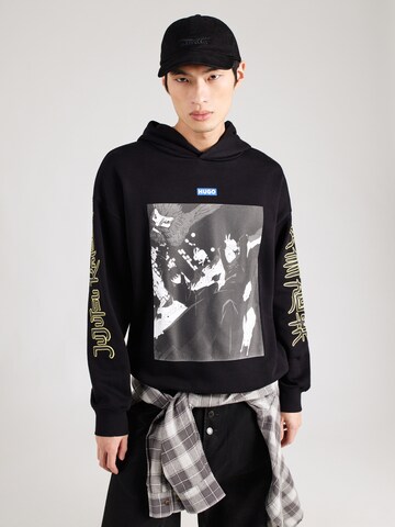 Sweat-shirt 'Nimayho' HUGO en noir : devant