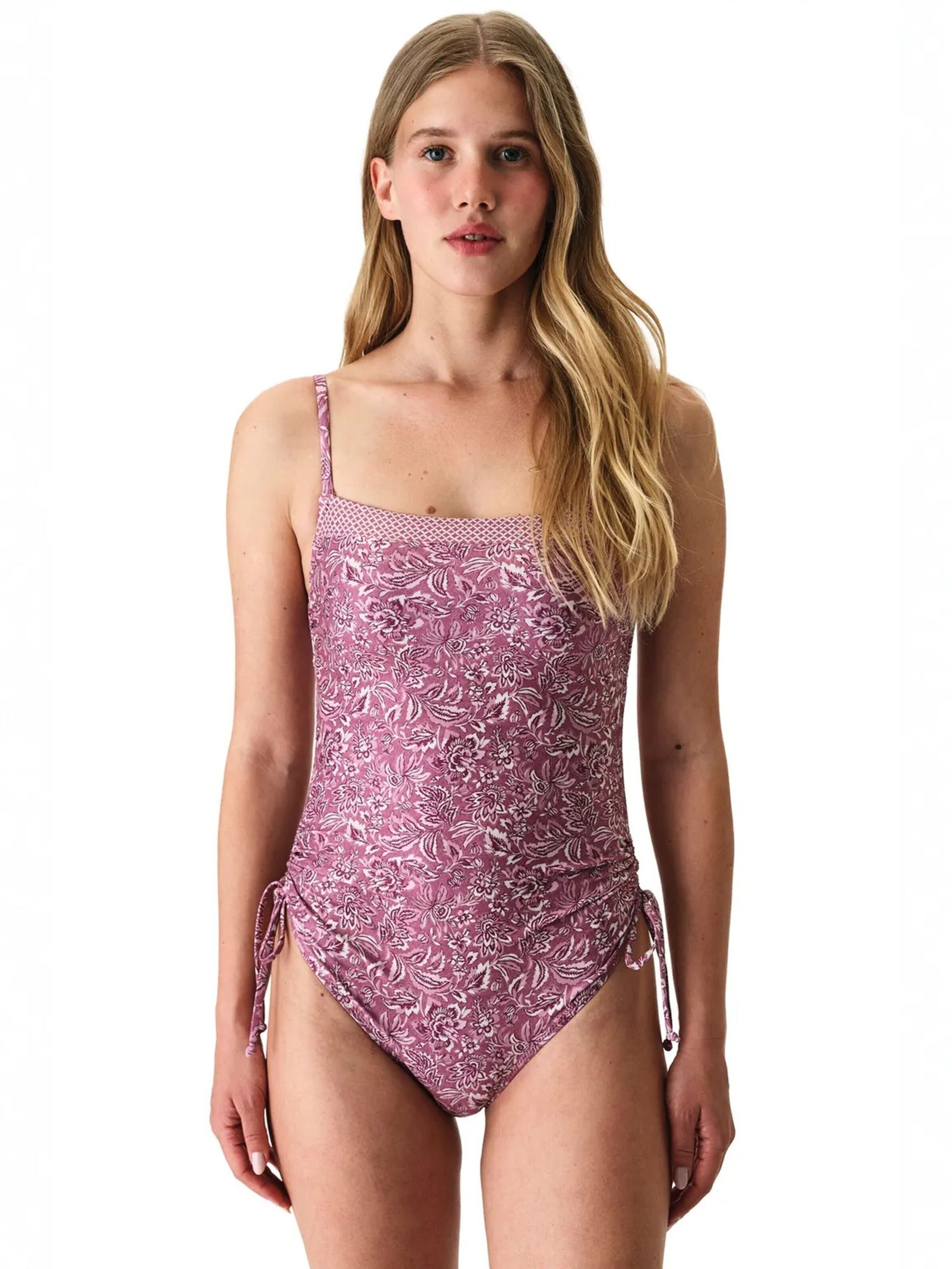 Penti Bandeau Badeanzug 'Einteiler' in Pink: Vorderseite