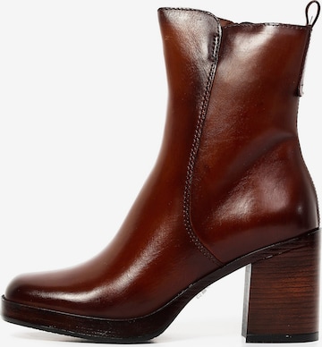 MJUS Ankelboots 'Maddalena' i brun: framsida