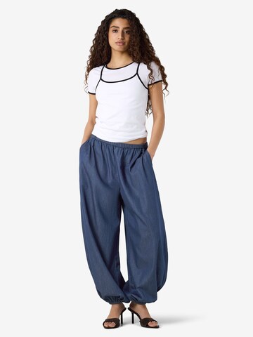 Noisy may - Barrel Pantalón 'NMOro' en azul